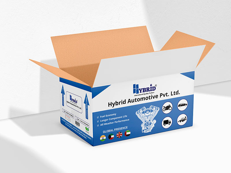 HYBRID-AUTOMOTIVE-MULTICOLOUR PRINTED OUTER CORRUGATED BOXES